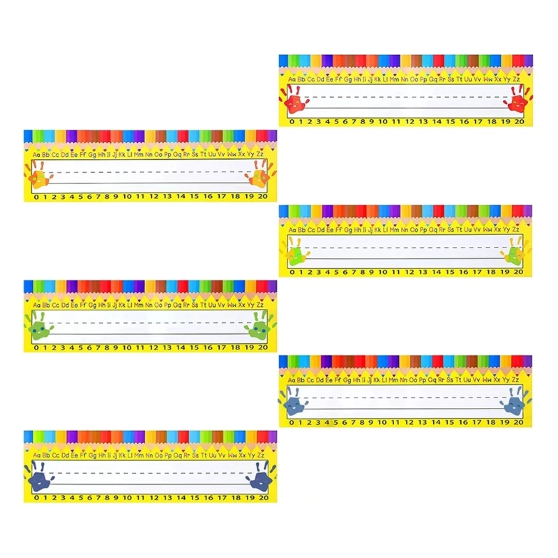 60x โต๊ะสติ๊กเกอร์ชื่อแท็กชื่อส่วนบุคคลป้ายชื่อสำหรับโรงเรียนอนุบาล