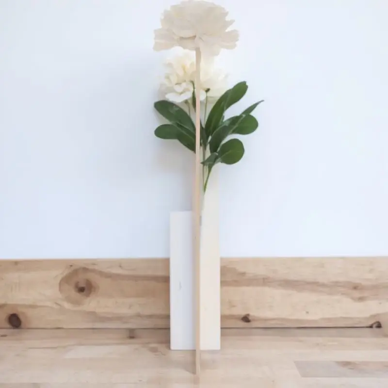 5Pcs Ivory Flower-Head Rattan Reed Diffuser Sticks Essential Oil Aroma Diffusing Reeds Home Office Cafe Wedding Air Freshening