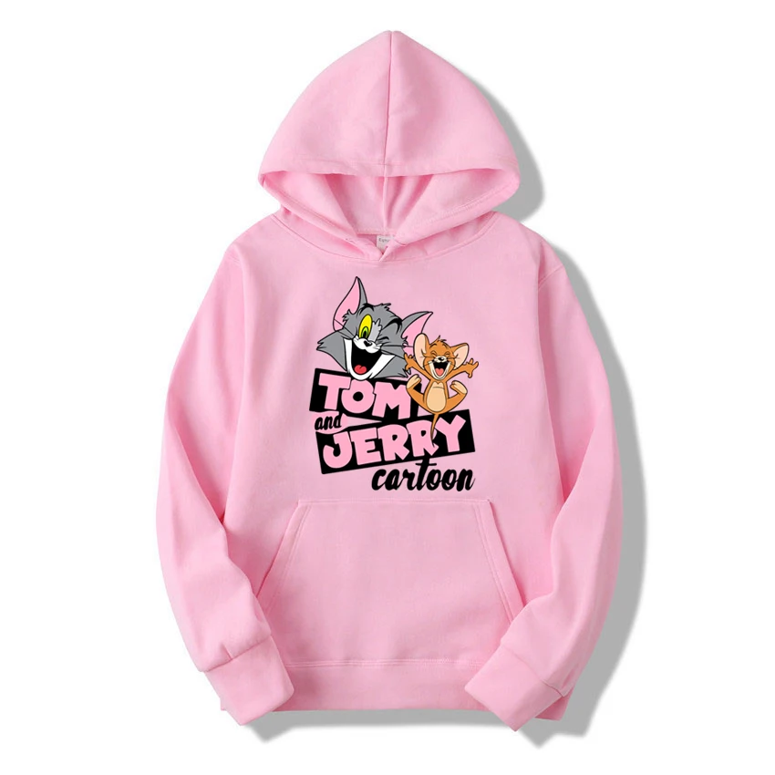 Cartoon Tom and Jerry Autumn/Winter Men's New Casual Sports Hoodie Women's Street Fashion Couple Hoodie