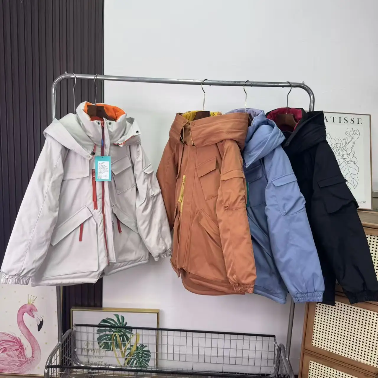 

Зимняя утепленная хлопковая куртка с капюшоном для активного отдыха, мужская, свободного кроя, теплая, на молнии, с длинными рукавами, цветная