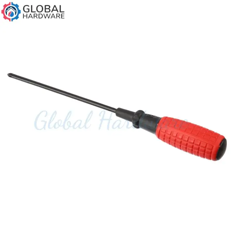 Rubber-coated Anti-slip Handle One-word screwdriver Strong Magnetic Steel Screwdriver 6 Inch