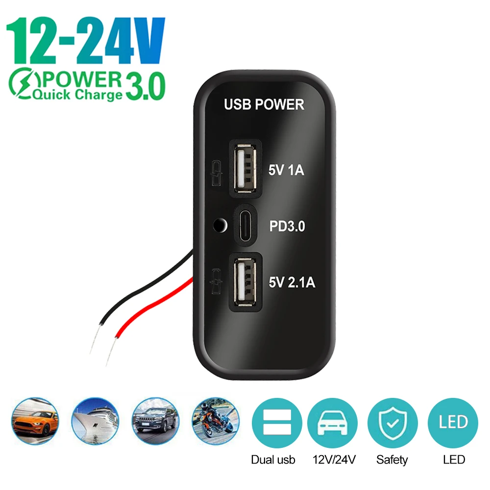Dual USB+PD3.0 Car …