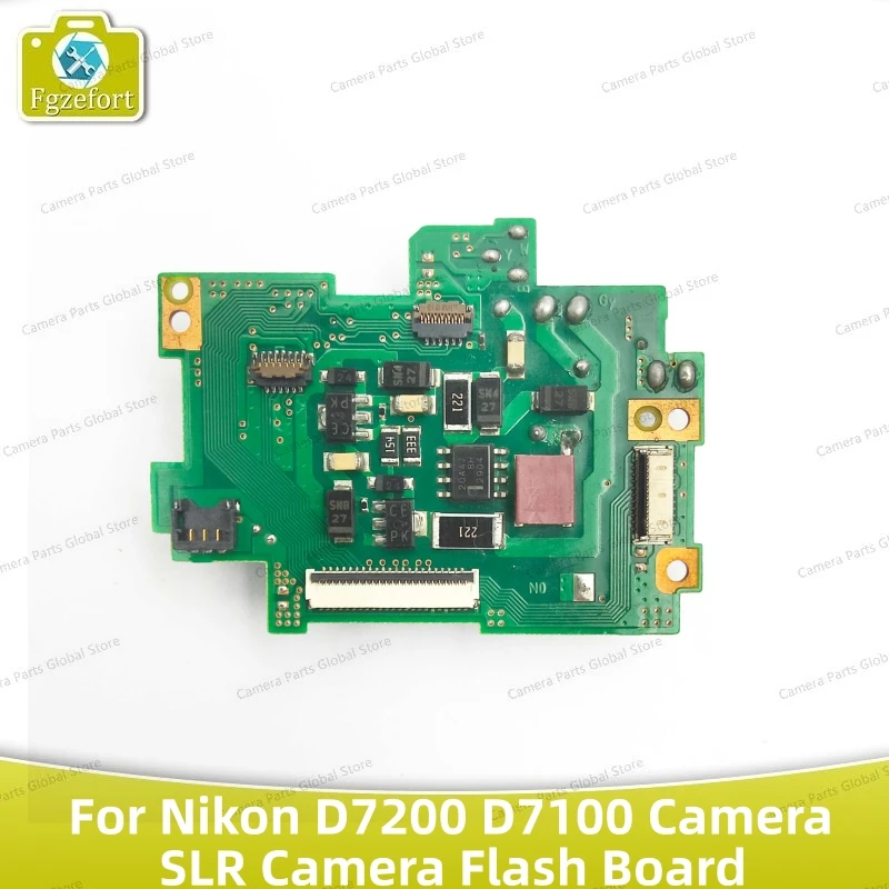 Original Flash Board For Nikon D7200 D7100 Flash Board Top Cover Circuit PCB Camera Replacement Unit Repair Part