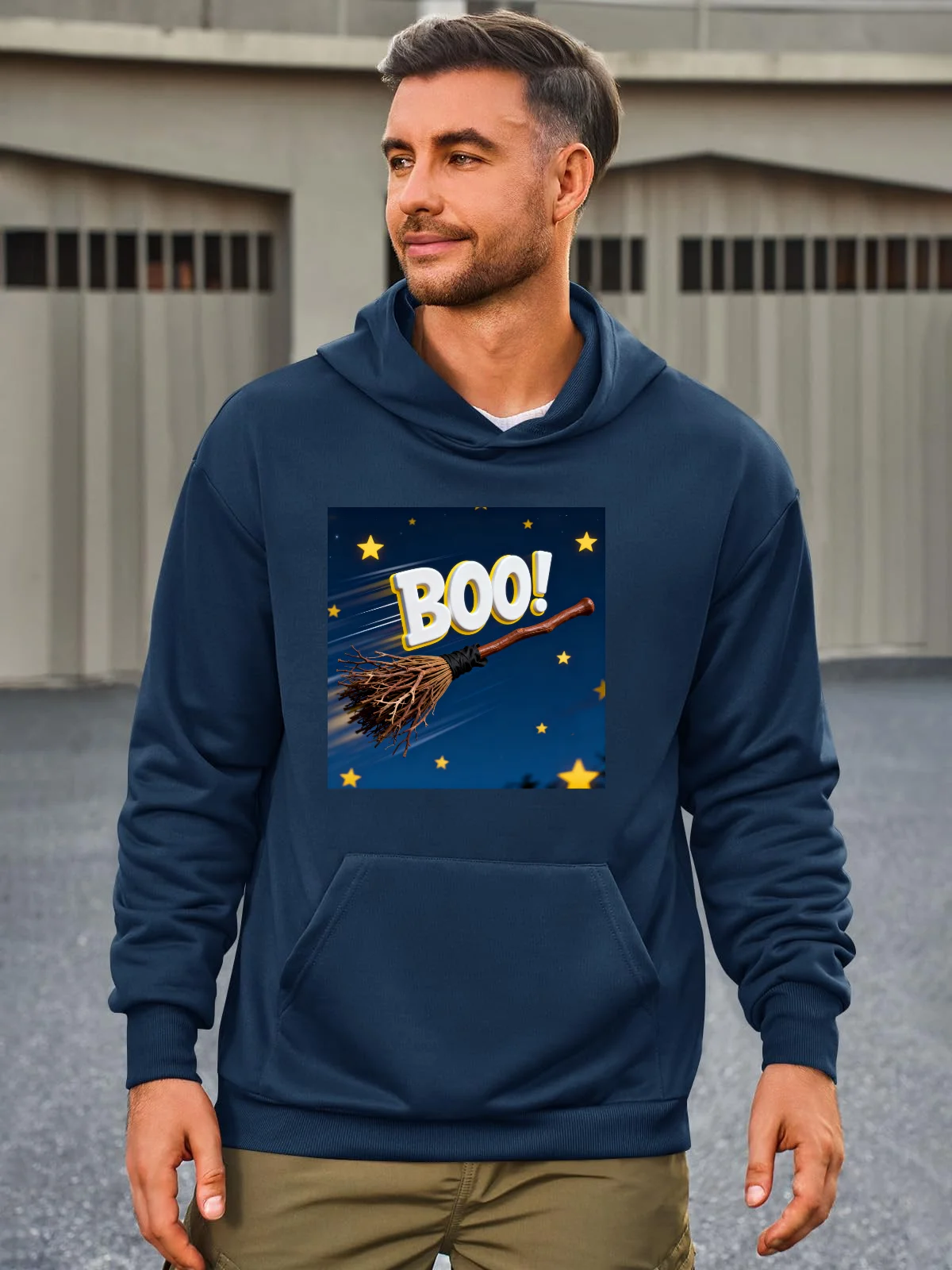 

Cozy Men's Pullover Hoodie – Great as a Sweatshirt for Daily Sporty Casual Use