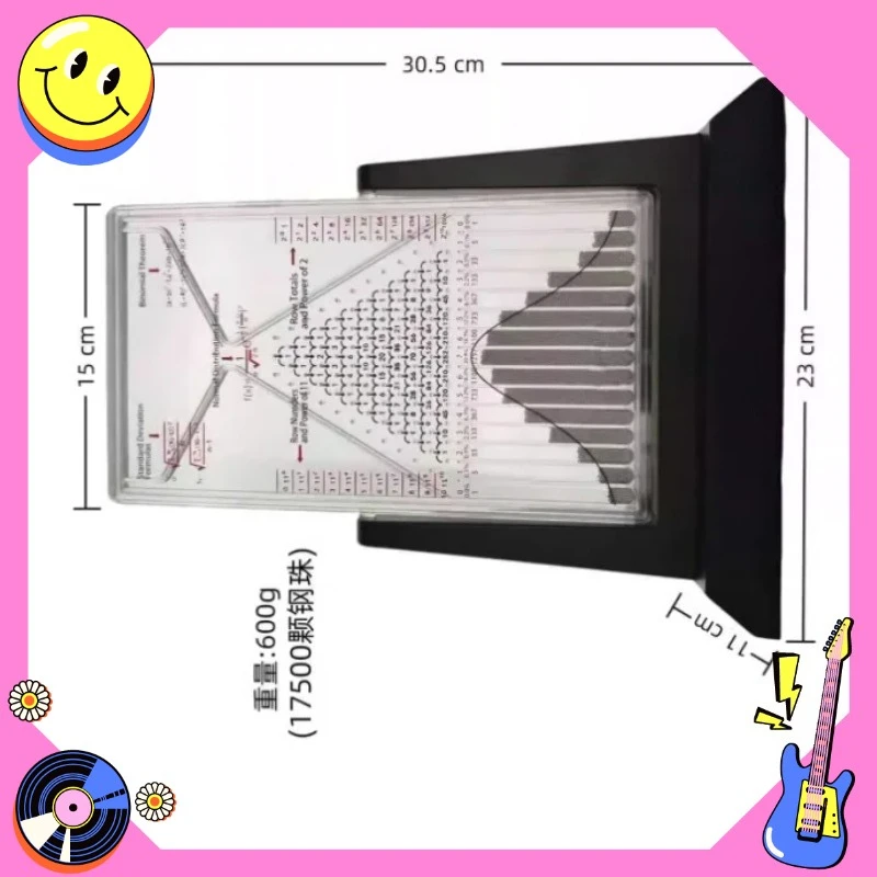

Galton board normal distribution model scientific desktop ornament decompression mathematics probability enthusiast gift