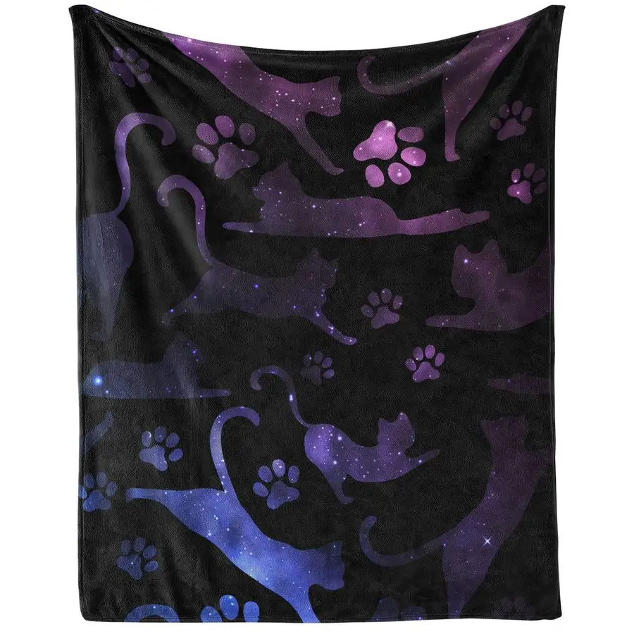 

Одеяло в подарок 50x60, милое одеяло для взрослых и детей, черные мягкие плюшевые пледы для кровати, дивана, усилителя для путешествий