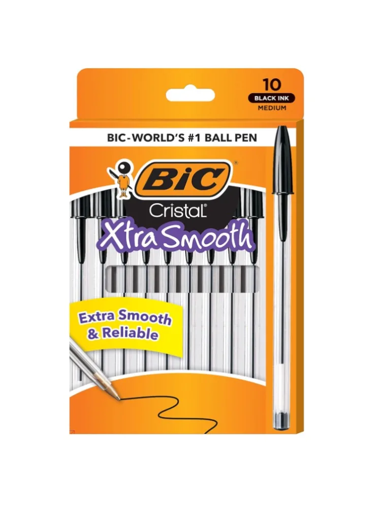 Długopis BIC Cristal Bold Crystal Pen Czarny Niebieski Czerwony Artykuły Szkolne Artykuły Biurowe — zdjęcie produktu 7