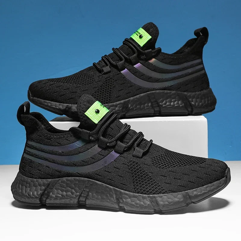 Men’s Sneakers Comfortable Breathable Platform Shoes Summer Man Running Shoes Breathable Comfortable Fashion Walking Sneakers