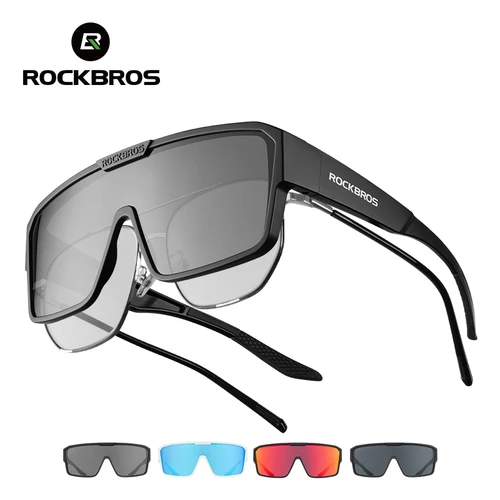 ROCKBROS Gafas de ciclismo Protección UV400 Gafas de sol Hombres Mujeres para conducir Pesca Senderismo Ciclismo Juego de protección de gafas