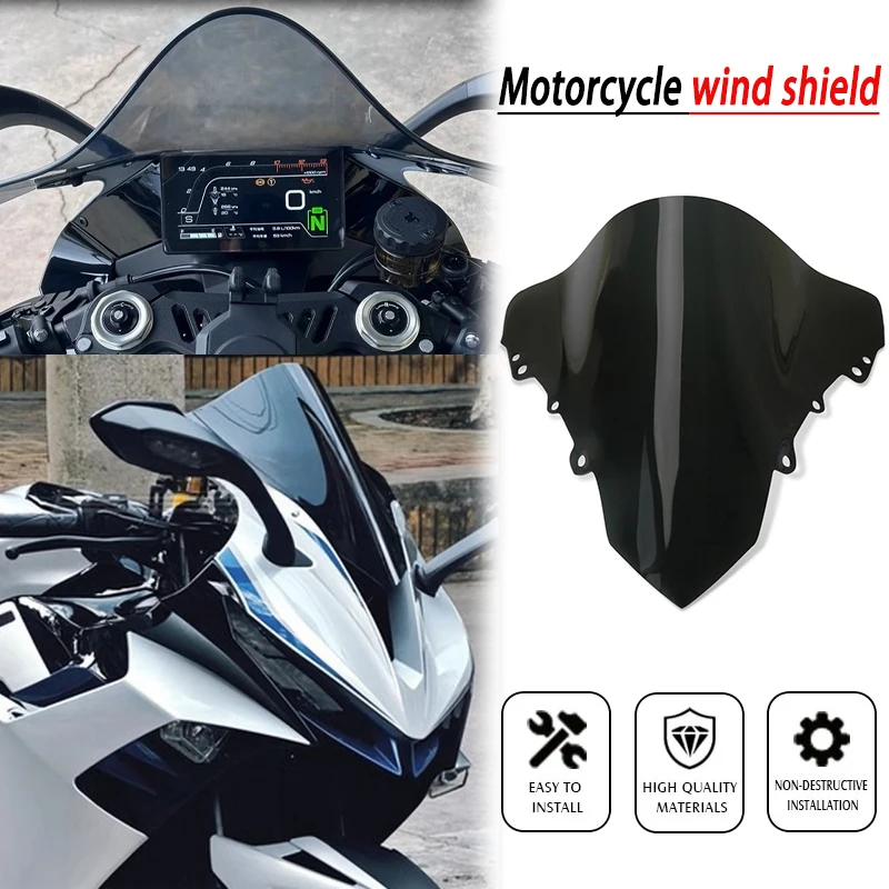 

Motorcycle Commuter Travel Front Windshield Front Windshield Windshield Modification Accessories For ZONTES 703RR 703 RR 703rr