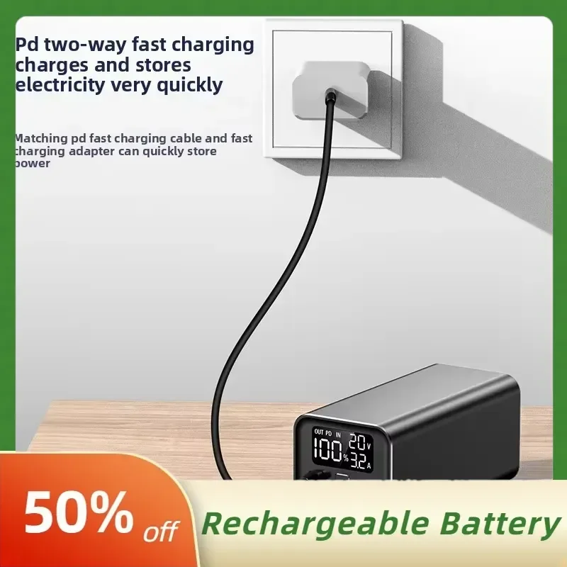 High-Quality New 20Ah External Power Bank Type C USB PD65W Fast Charging Powerbank for Smartphone Laptop Tablet IPhone Xiaomi
