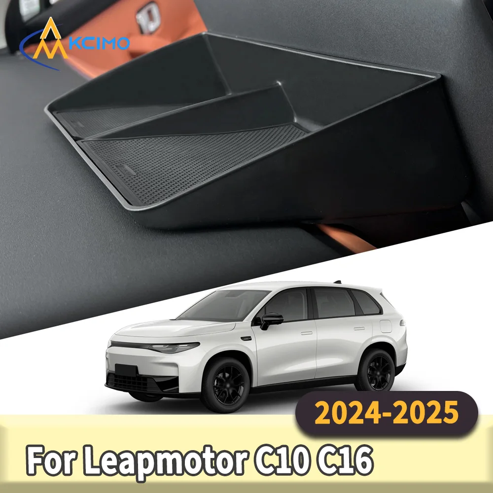 

Скрытый ящик для хранения за экраном для Leapmotor C10 C16 2024-2025, лоток для приборной панели автомобиля, укладка, уборка, аксессуары для интерьера