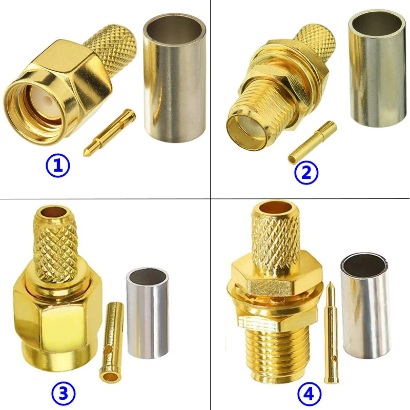 10Pcs Sma Male Plug…