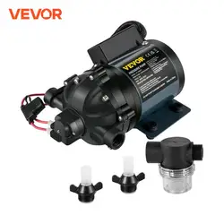 VEVOR Washdown Pump 12V RV Water Pump 7 GPM 60 PSI Max. 10 FT Lift Self Priming for Marine Deck, Yacht, Caravan Motorhome Boat