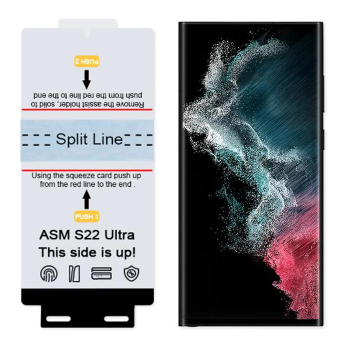 2er-Pack Front-Hydrogelfolie für Galaxy S21 S22 S23 S24 Ultra S20 Plus Note 20 Ultra Note 10 Plus, Displayschutzfolie, freundlich