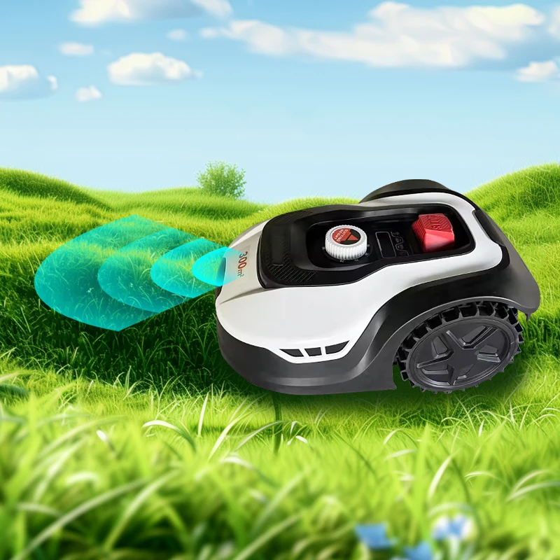 2024 Newest Mini Smart Robotic Lawnmower Automatic Remote Water Proof Garden Lawn Battery Trimmer Robot Lawn Mower for Sale