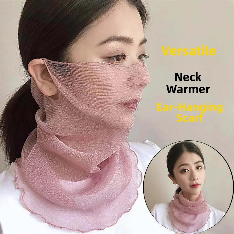 ice-silk-scarf-women's-breathable-sunscreen-face-mask-thin-neck-cover-shawl-neck-protection-face-veil-scarf-face-covering-mask