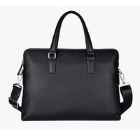 Men's briefcase Leather laptop bag casual top layer cowhide business office  handbag shoulder bag drop shipping men bags