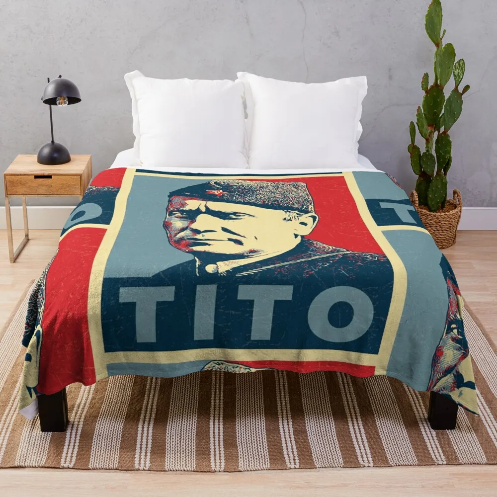 

Josip Broz Tito Throw Blanket Cute Blanket Bed covers wednesday