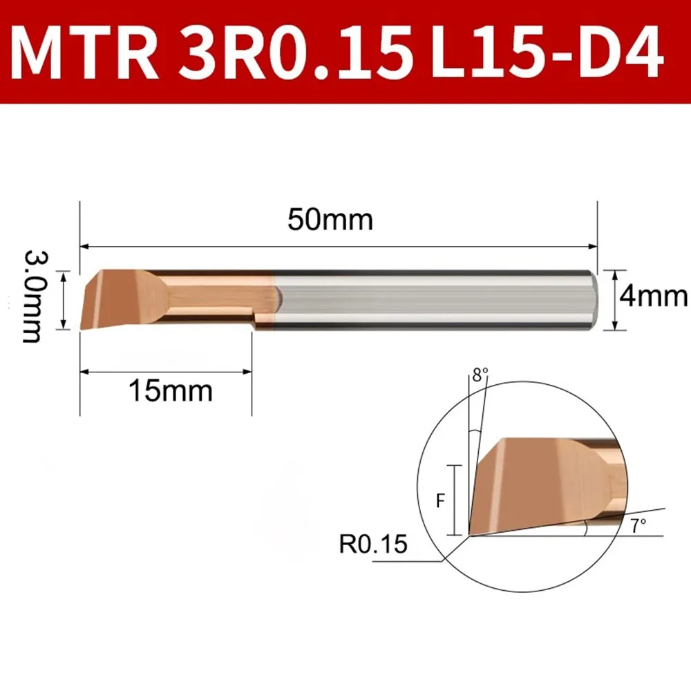 

New Threading Coated Boring Tools Carbide Mini Slot Cutter CNC Hole Cutter