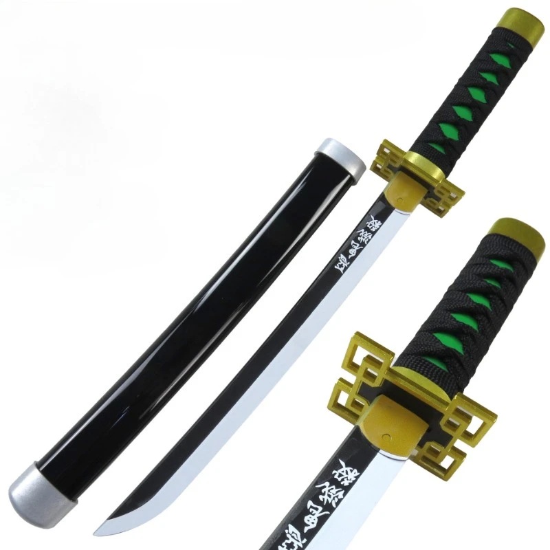 42Cm Demon Slayer Mes Katana Wapens Modellen Samurai Zwaard Cosplay Props Kamado Tanjirou Anime Perifere Collectie Speelgoed Geschenken