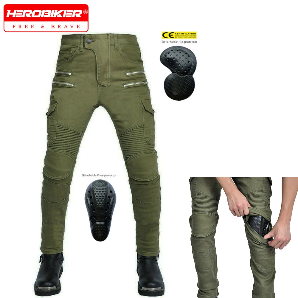 

Мотоциклетные джинсы, мужские мотоциклетные многосумки, спецодежда, брюки для верховой езды, ретро, четыре сезона, эластичные брюки на молнии для беговых лыж