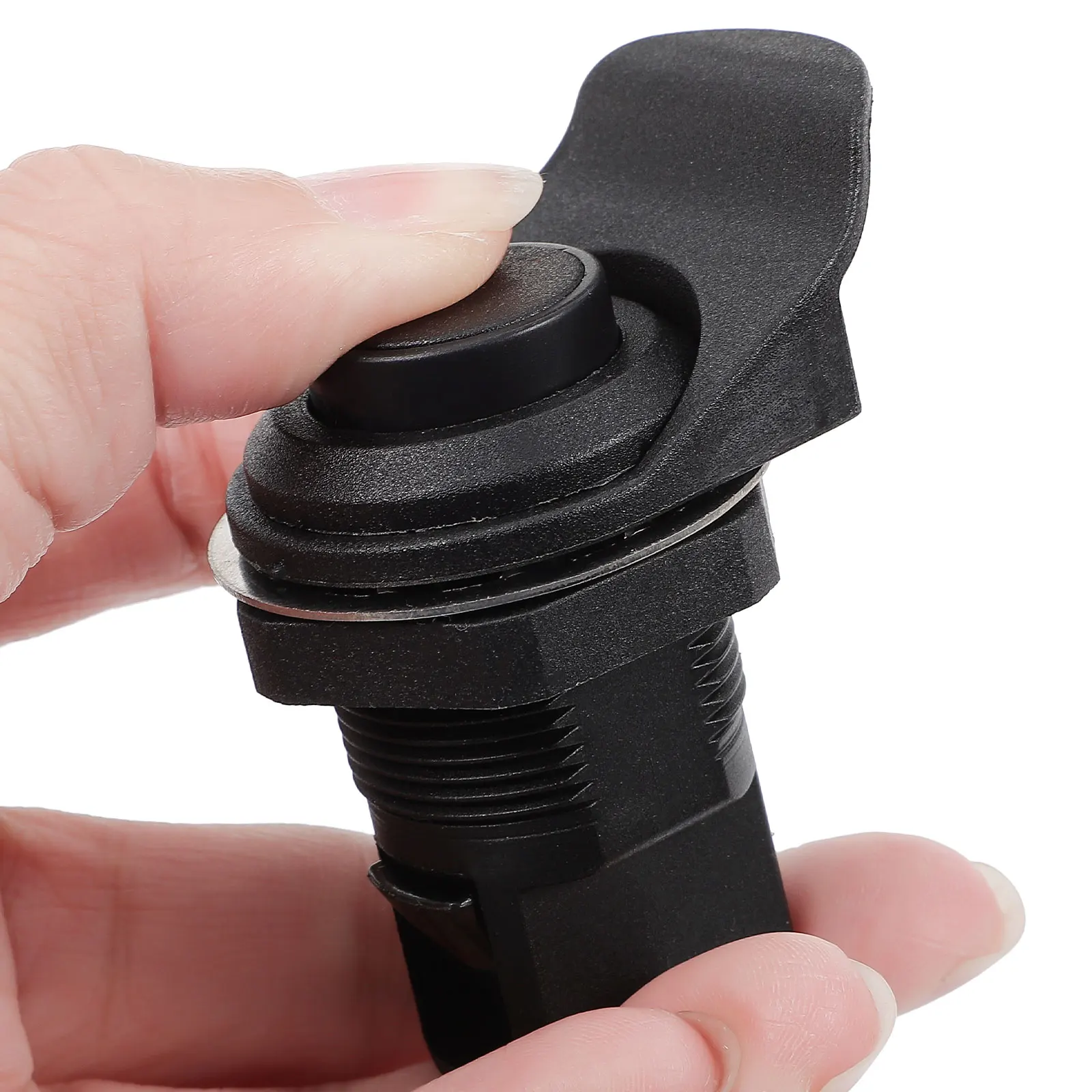

Plastic Push Latch Lock for Push Button Latch Lock Doors Cupboard Cabinet Drawer Stainless Steel KeylessLatch Spring Hardware