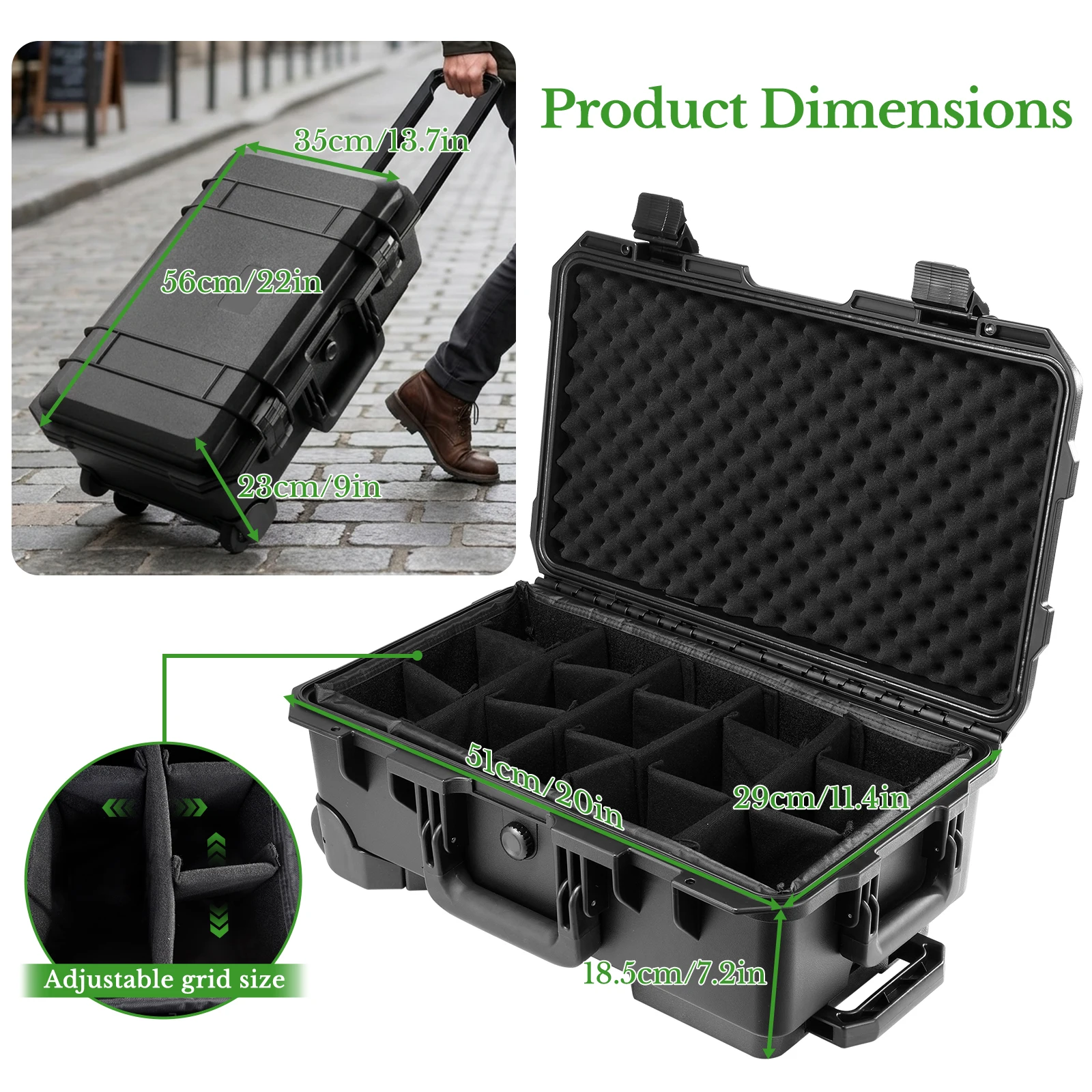 Valise de transport rigide pou - Drone Camera Waterproof avis et prix