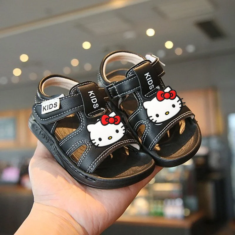 

Sanrio hello kitty summer new boy girl baby casual shoes non-slip kids sandals soft sole baby toddler shoes kuromi beach shoes