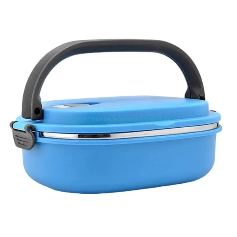 E1PB Heavy Dutys Rectangular Stainles Steel Meals Prepg Container Stackabled Layer Perfect for Camping Work