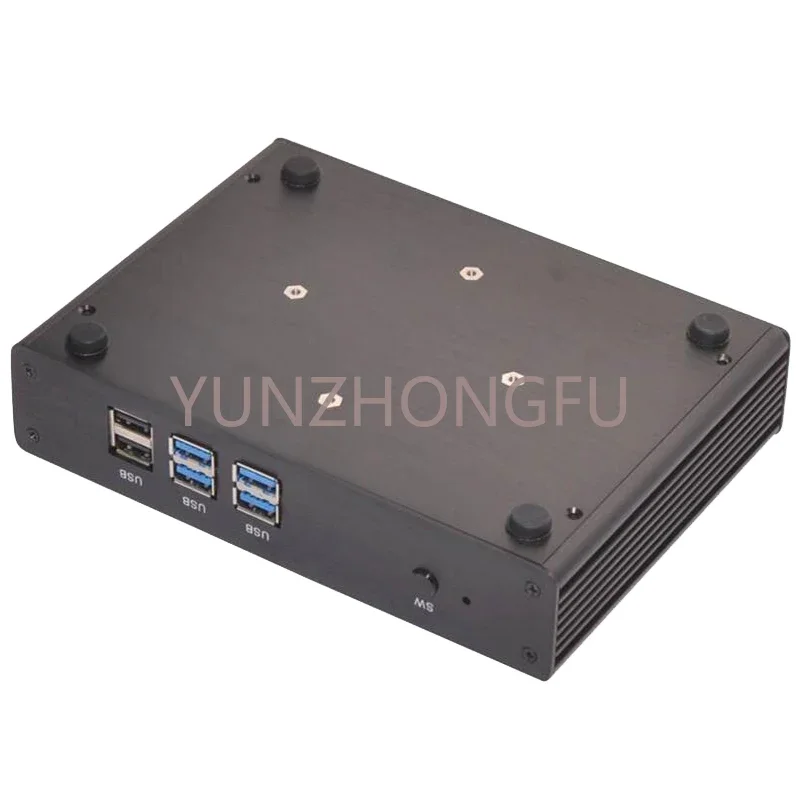 Custom Made DC 12V 3215U 2955U i3 4020Y i5 4200Y Mini PC with 6* USB Ports