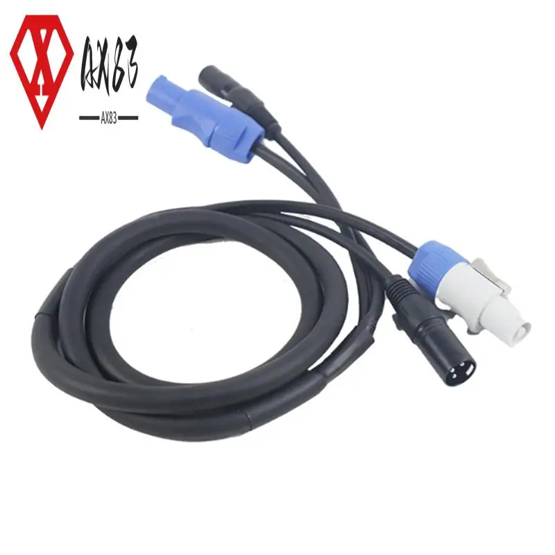 

AX83-DMX Powercon Cable Combination Of Powercon Plug And DMX XLR Signal Line For Light Power Connection Signal Transit