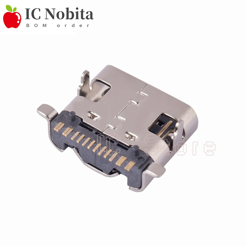 10PCS USB Female Socket Type-C 3.1 Socket Connector 16P Data Interface YTC-TC16S-24 SMD DIP