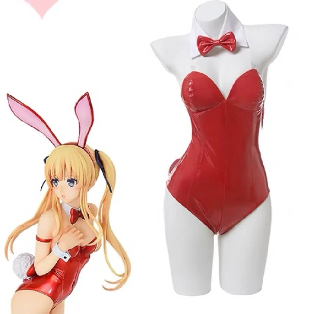 

Unisex Anime Cos Zero Two 02 Bunny Girl Cosplay Costumes Halloween Christmas Party Uniform Suits