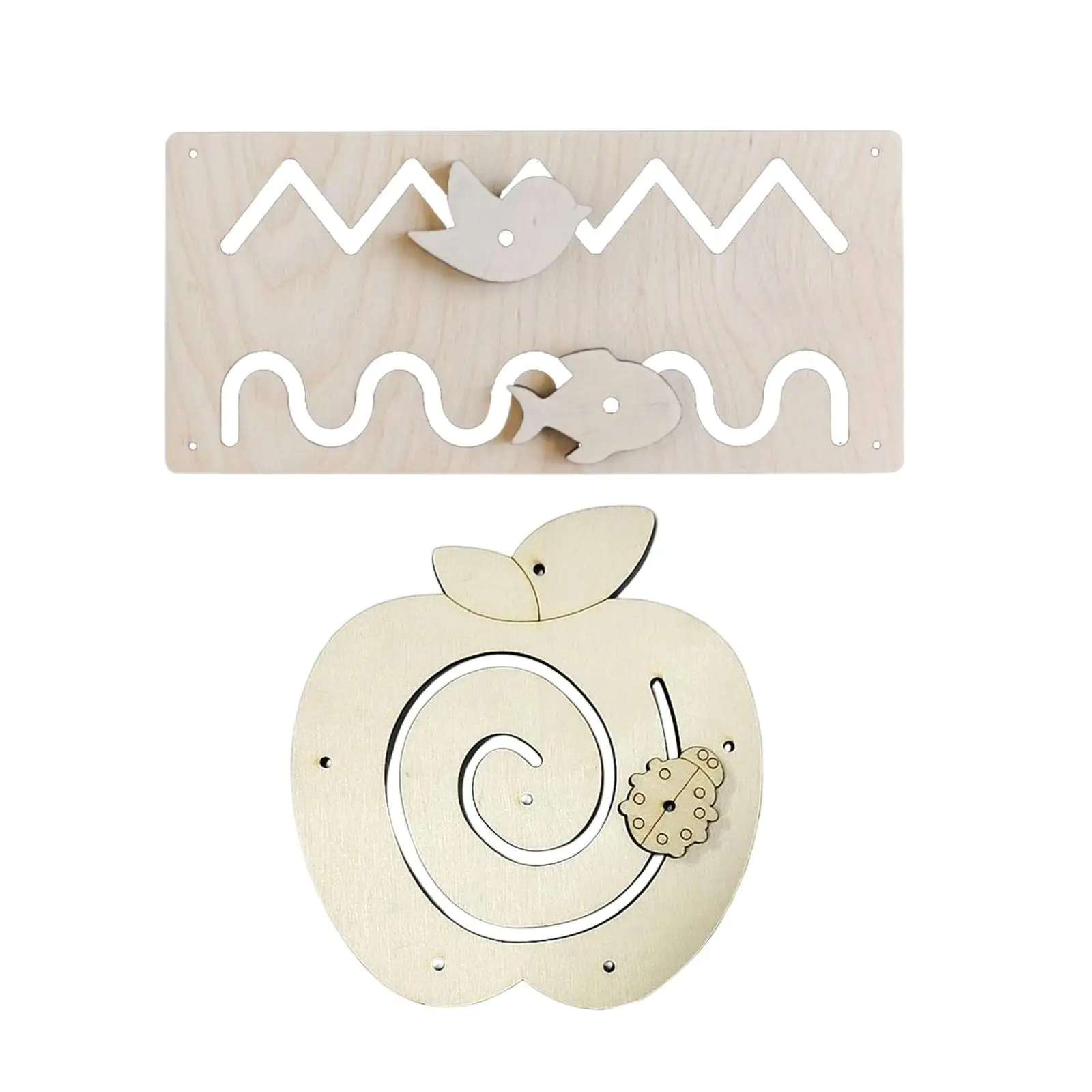 Sensory Board Accessory Wooden Busy Board Parts Montessori DIY Materials Educational Cognition Toys for Early Childhood