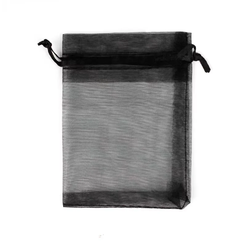 9X12cm 100pcs Colorful organza bags gauze bags gift bags small pouches candy jewelry packaging wedding gift bolsa fabric bolsa image 3