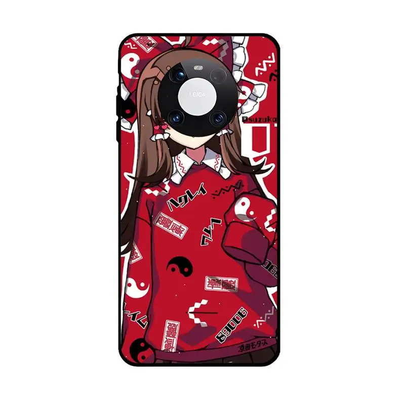 Touhou Project Cartoon Phone Case Capa De Silicone Para Huawei Y9 Y7 Y5 Y6 Prime 2019 Y9s Mate 30 20 10 Lite 40 Pro Nova 5t