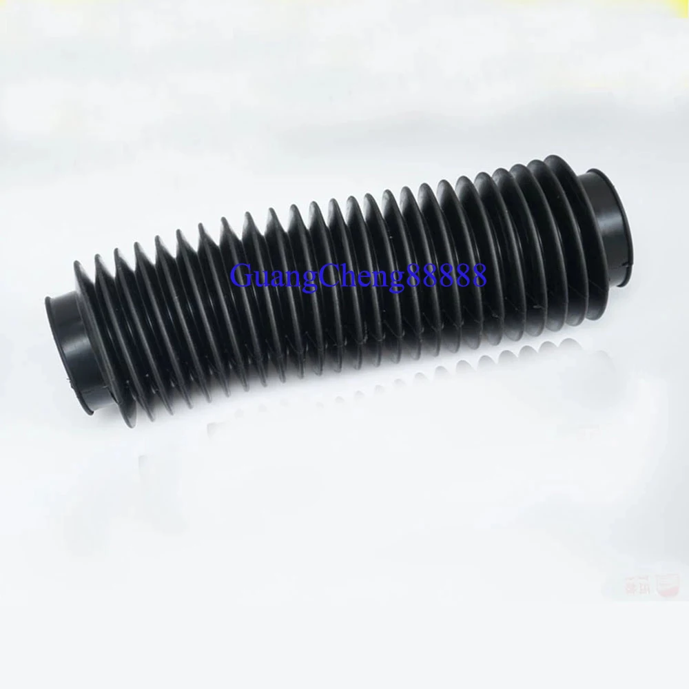 1PC 50x500x76mm 50mm Inner Dia Black Rubber Corrugated Sleeve Flexible Moulded Bellows Max Length 500mm