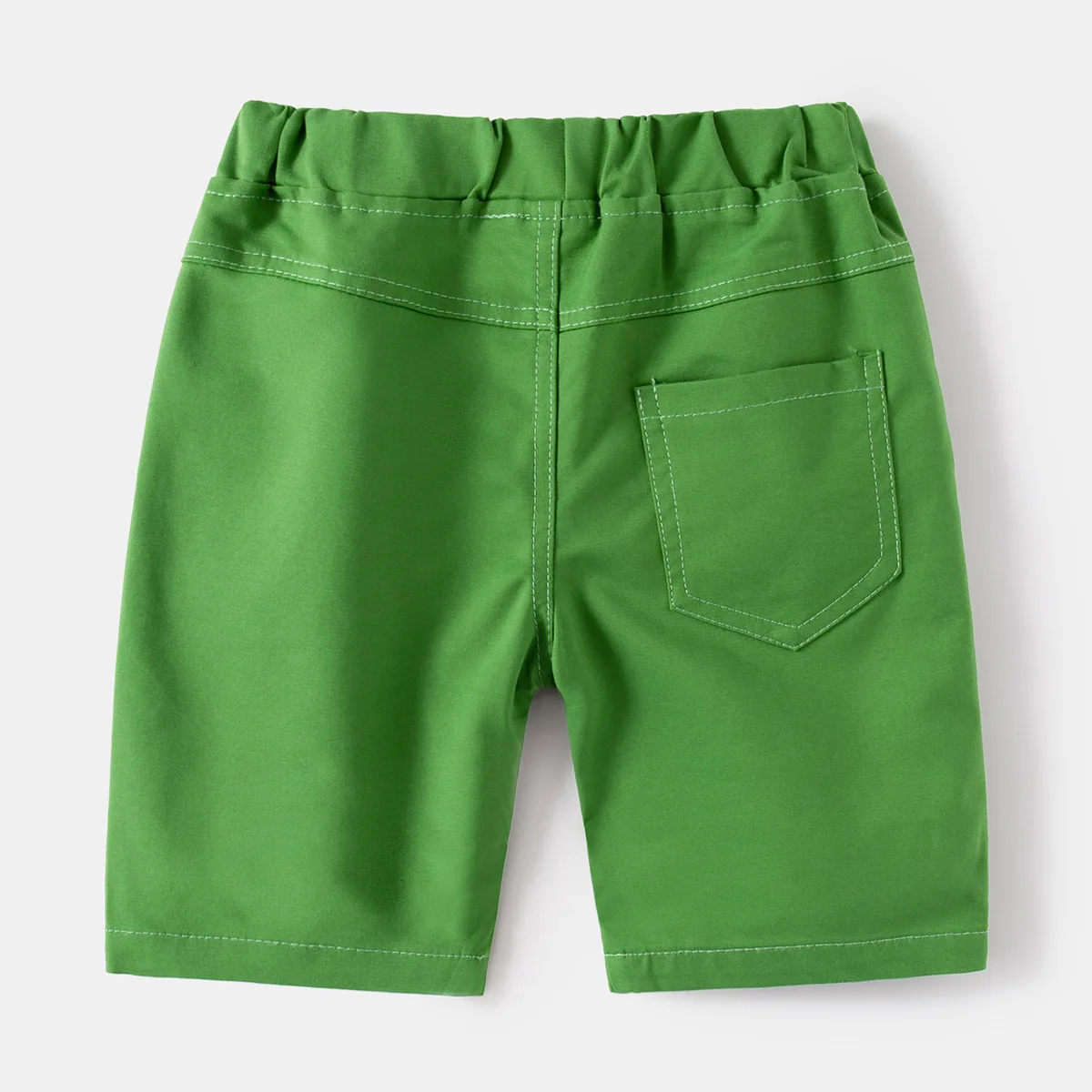 Cute Rocket Green Boys Shorts Summer Active Toddler Kids Knee Length Pants Cotton Children's Clothes