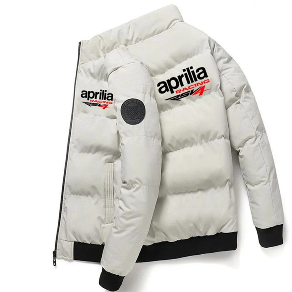 APRÍLIA-Jaquetas de zíper resistentes a vento e frio para homens, casaco casual quente, roupas confortáveis, tops de moda, RACING, inverno