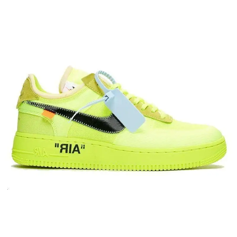 Nike Nike Air Force 1 Low 'Off-White Volt' Sneakers shoes AO4606-700