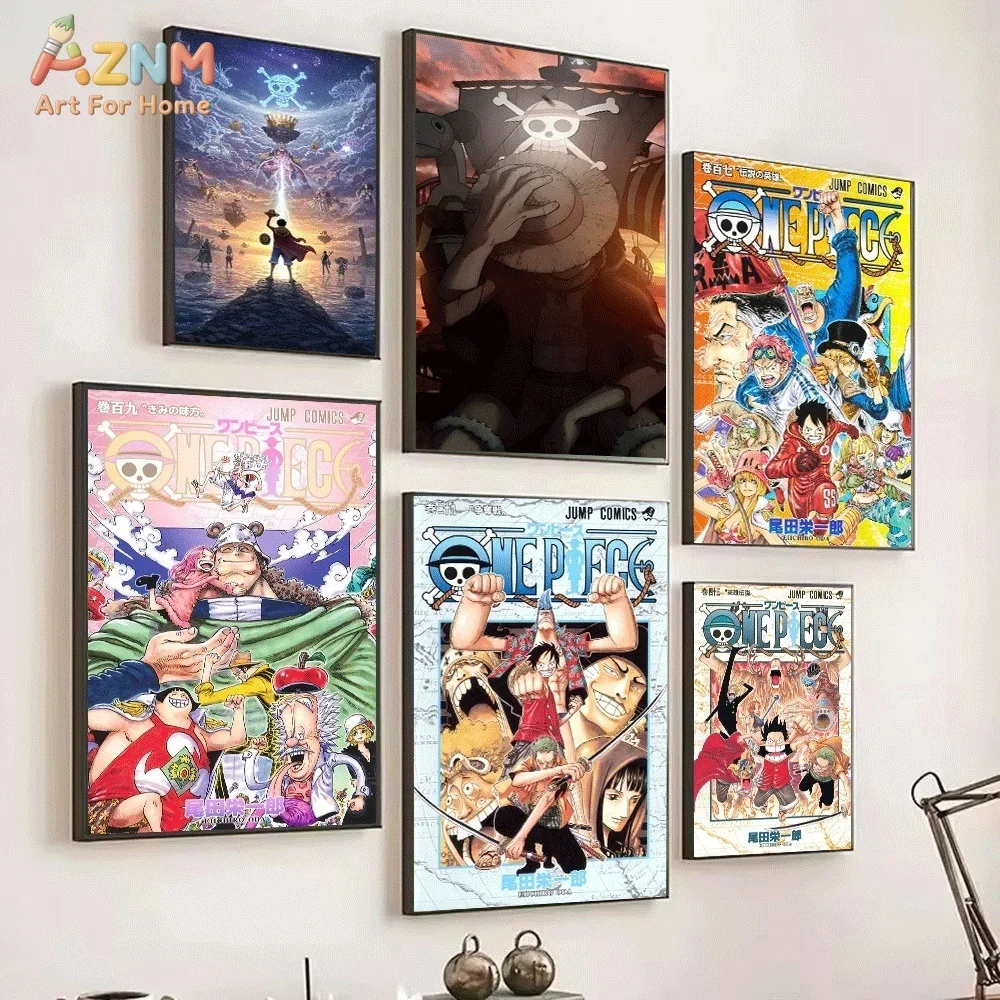 VIVID GEM Full Drill 5D Diamond Art One Piece Luffy Marineford Arc Diamond Painting Manga Theme For Beginners Wall Art Gift