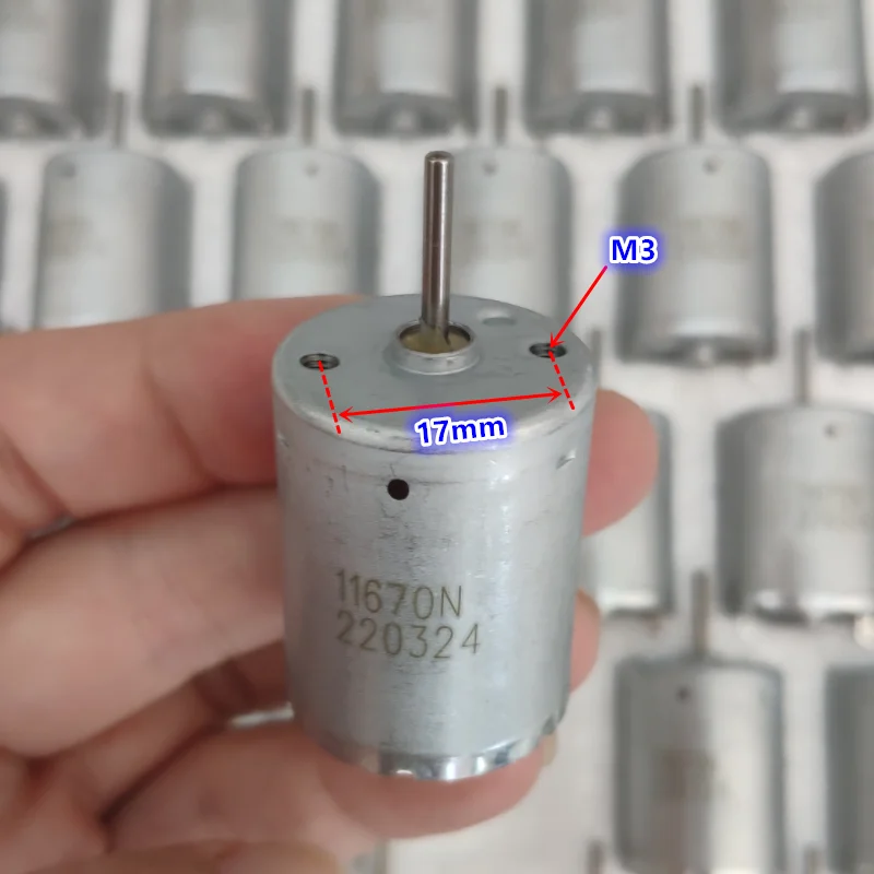 새로운 12V 마이크로 DC 모터 RF-370CB-11670 12V 3000RPM 저속 저소음 370 DC 모터 ~
