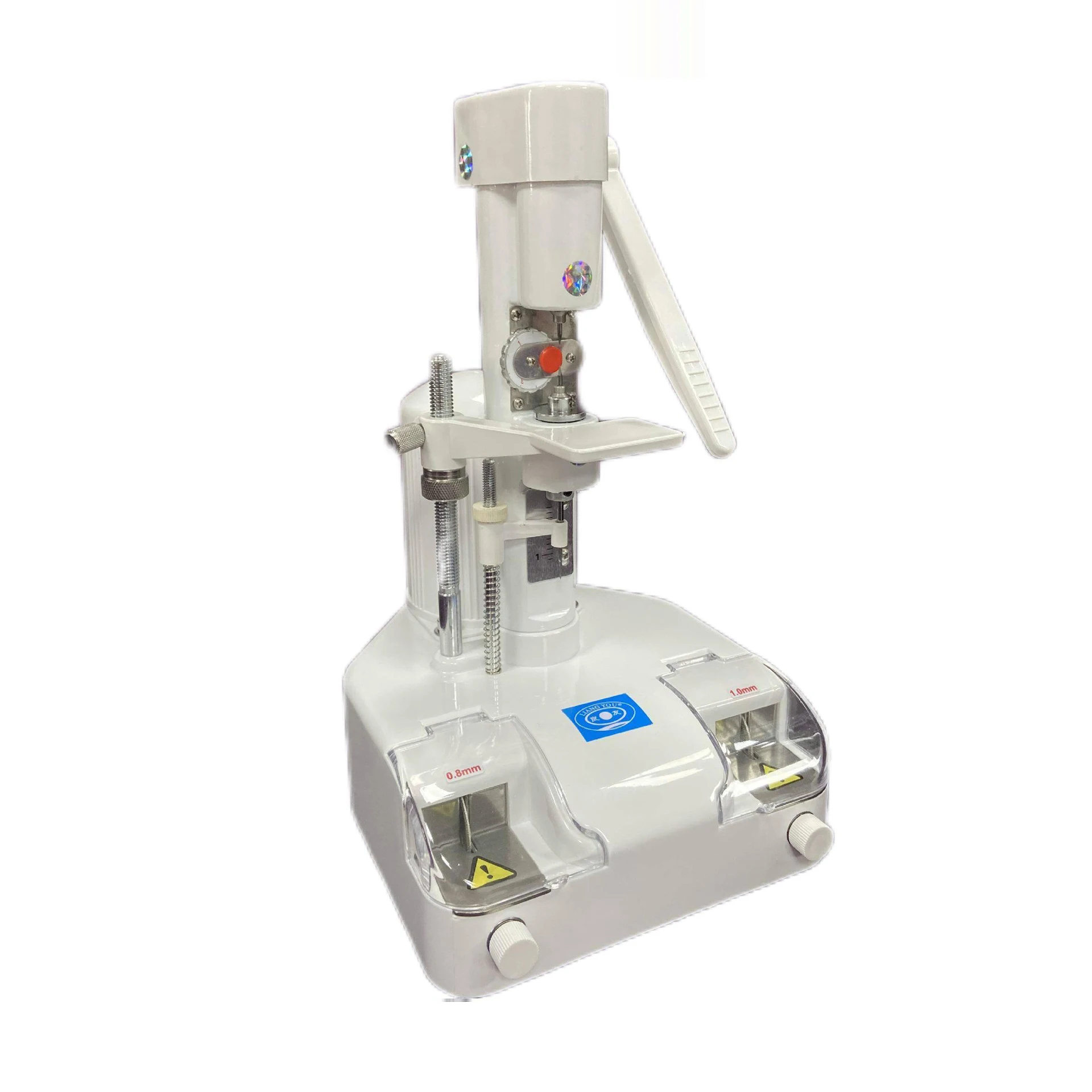3-in-1 Rimless Glasses Processing Machine Lens Punching & Grooving Equipment for Drilling/Sawing Optical Lab Use