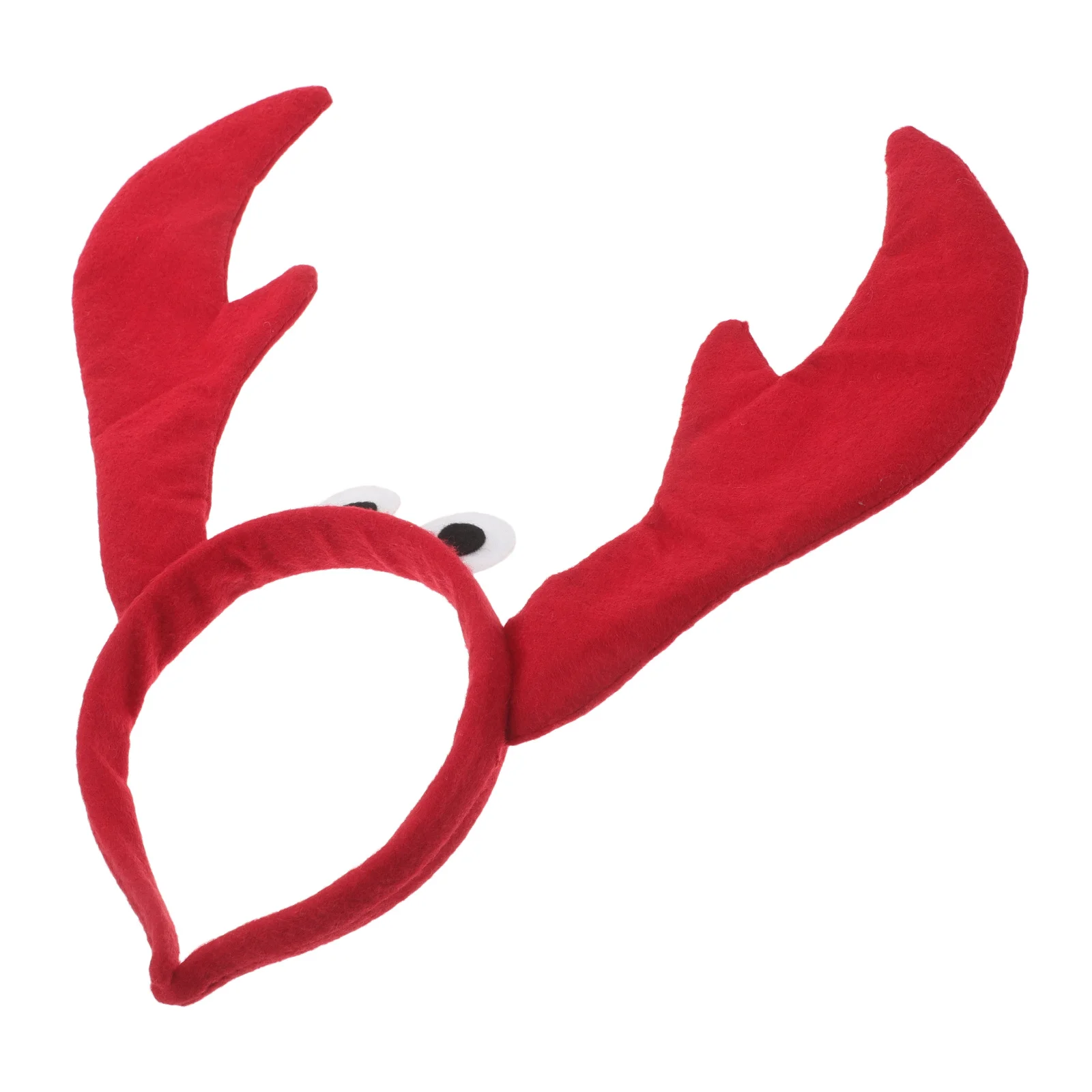 

Crab Headband Lobster Claw Eyes Design Elastic Soft Hair Hoop For Halloween Party Cosplay Costume Ocean Animal Headdress
