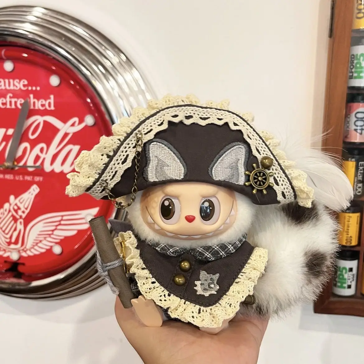 

Универсальный комплект одежды для кукол: 10-сантиметовая хлопковая кукла и 17-сантиметовая одежда для Labubu, милый наряд из серии SP, изысканные аксессуары для кукол (кукла в комплект не входит)