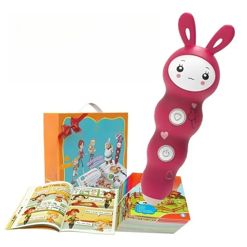 Multisensory language learning tools grow audiobooks and talking pens set up interactive English learning system