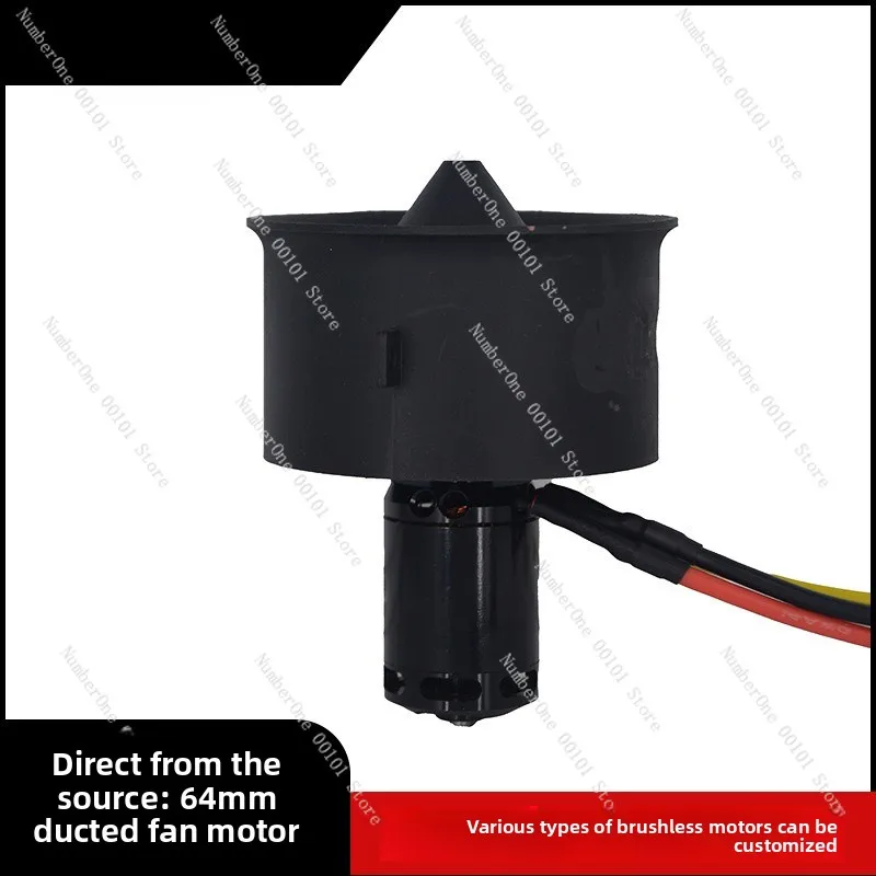 64mm ducted fan 12-blade 8s outrunner brushless motor for aircraft model fixed wing high-power fan 1503 brushless motor
