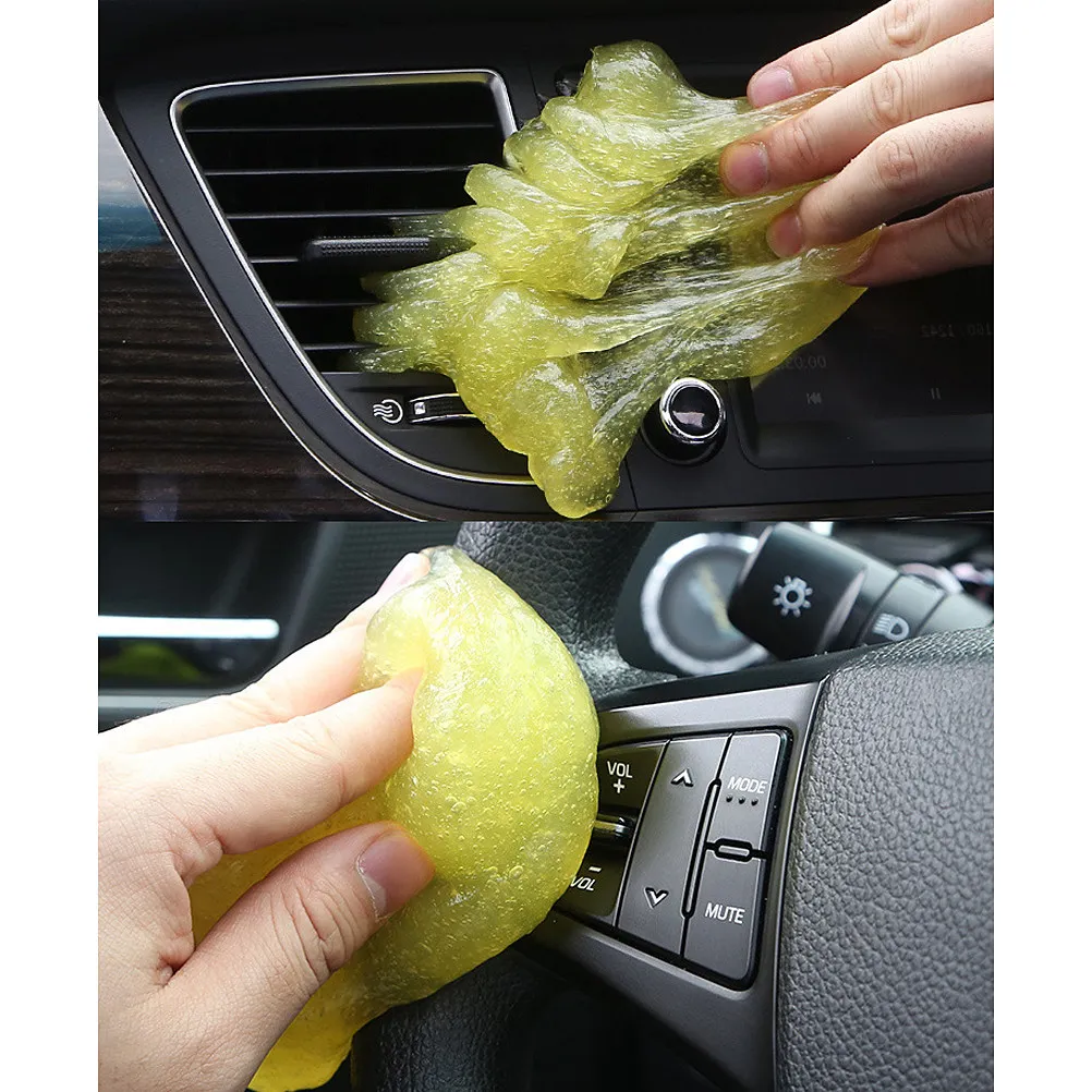 3Pcs Keyboard Cleaning Clay Reusable Dust Erase Gel for Pc Laptop Tablet Electronic Devices Compact Cleaning Tool for Car Vents