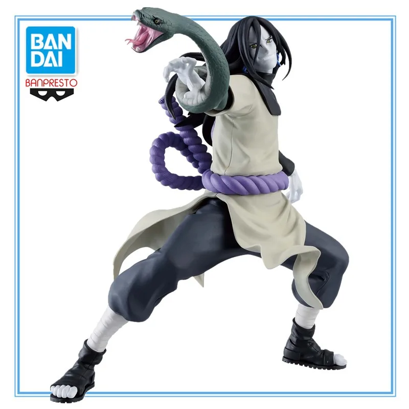 In Stock Original BANDAI BANPRESTO NARUTO VIBRATION STARS Orochimaru PVC Anime Figures Action Figure Model Toys Christmas Gifts